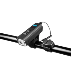 Вело ліхтар з акумулятором з дзвінком USB (116)